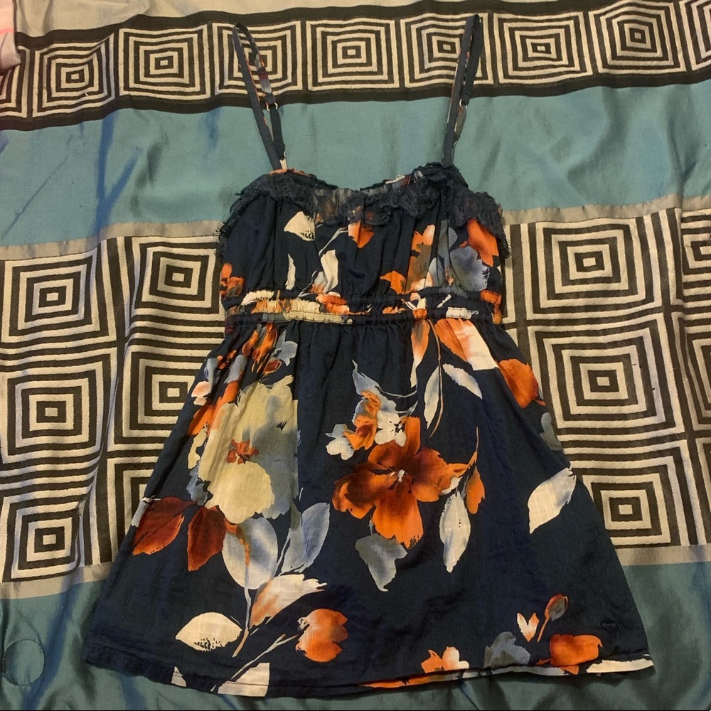 ABERCROMBIE KIDS.. BEAUTIFUL FLORAL TANK TOP! XL